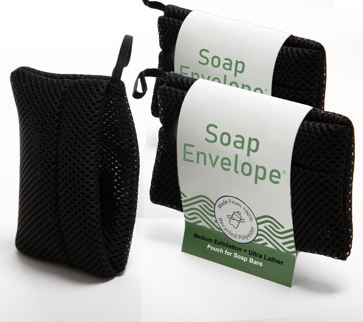 Soap Envelope® Luxury Bar Soap Saver Pouch (2-pack)