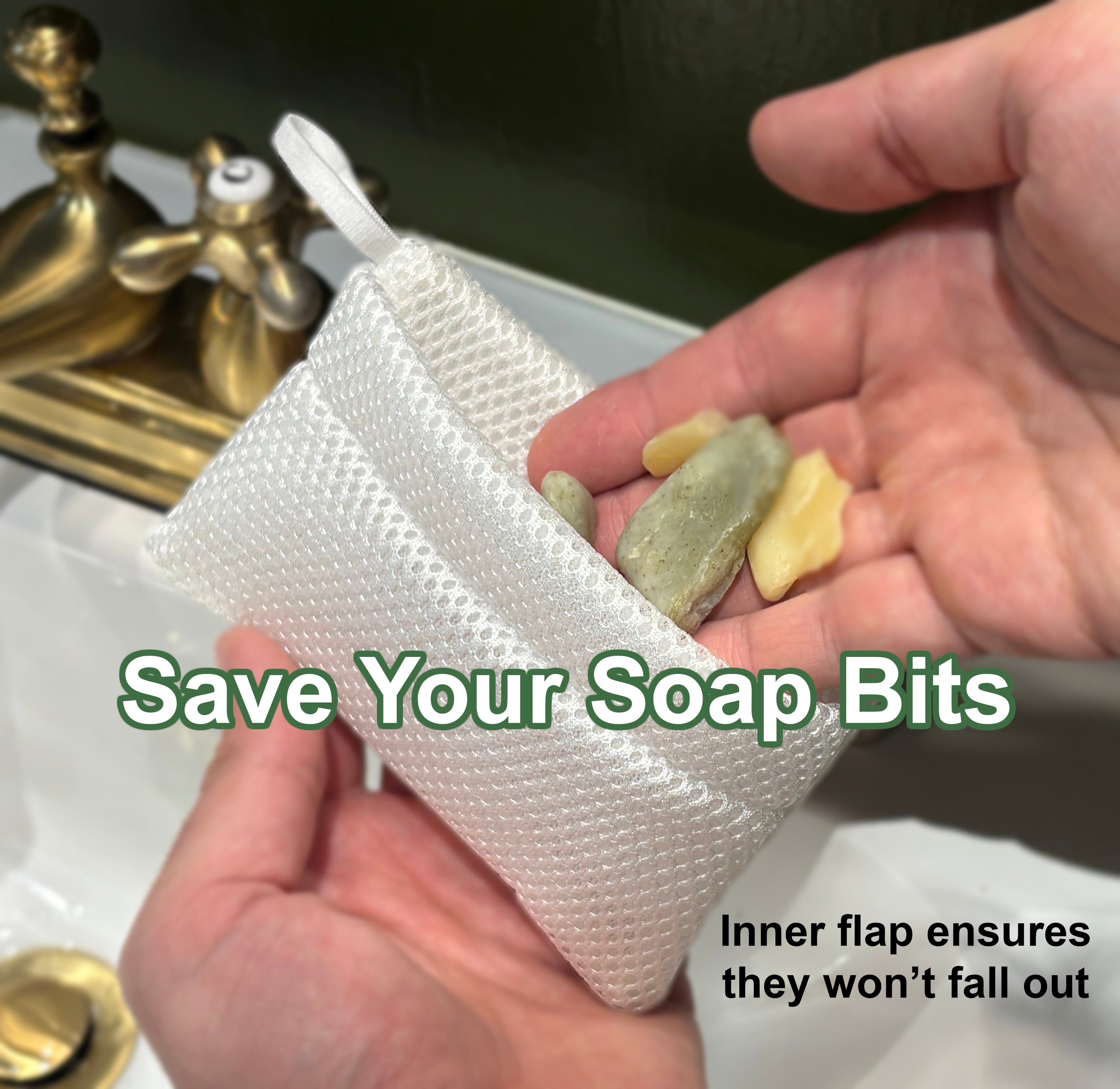 Soap Envelope® Luxury Bar Soap Saver Pouch (2-pack)