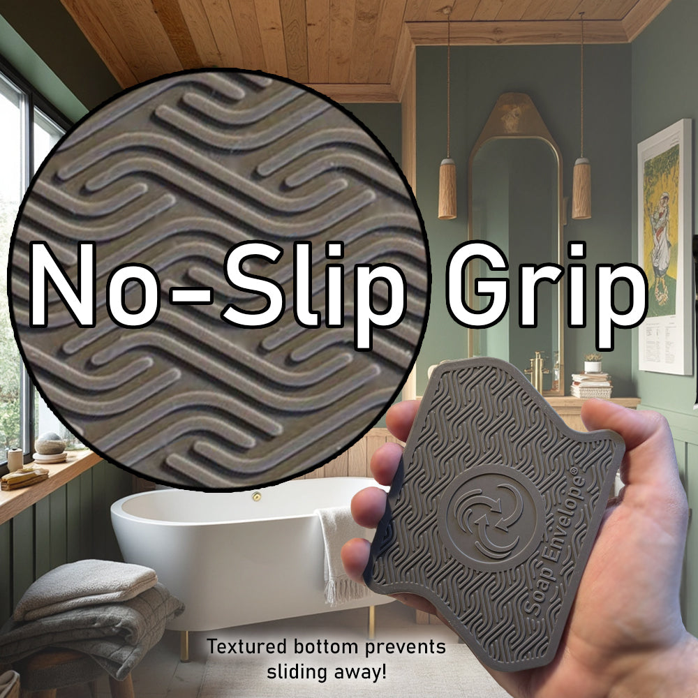 Soap Envelope® Premium Self-Draining Soap Dish