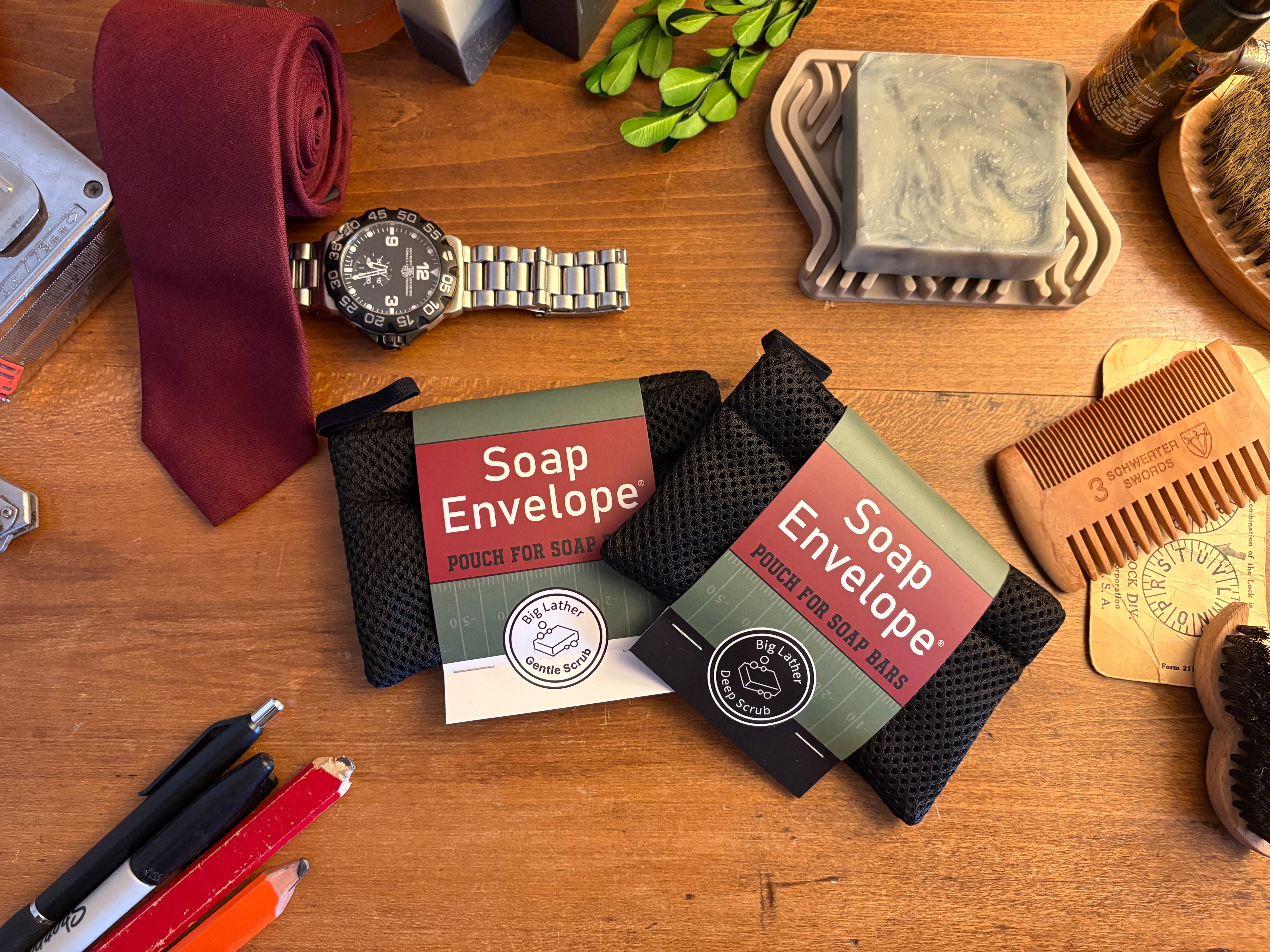 Soap Envelope® Bar Soap Saver Pouch (2-pack)