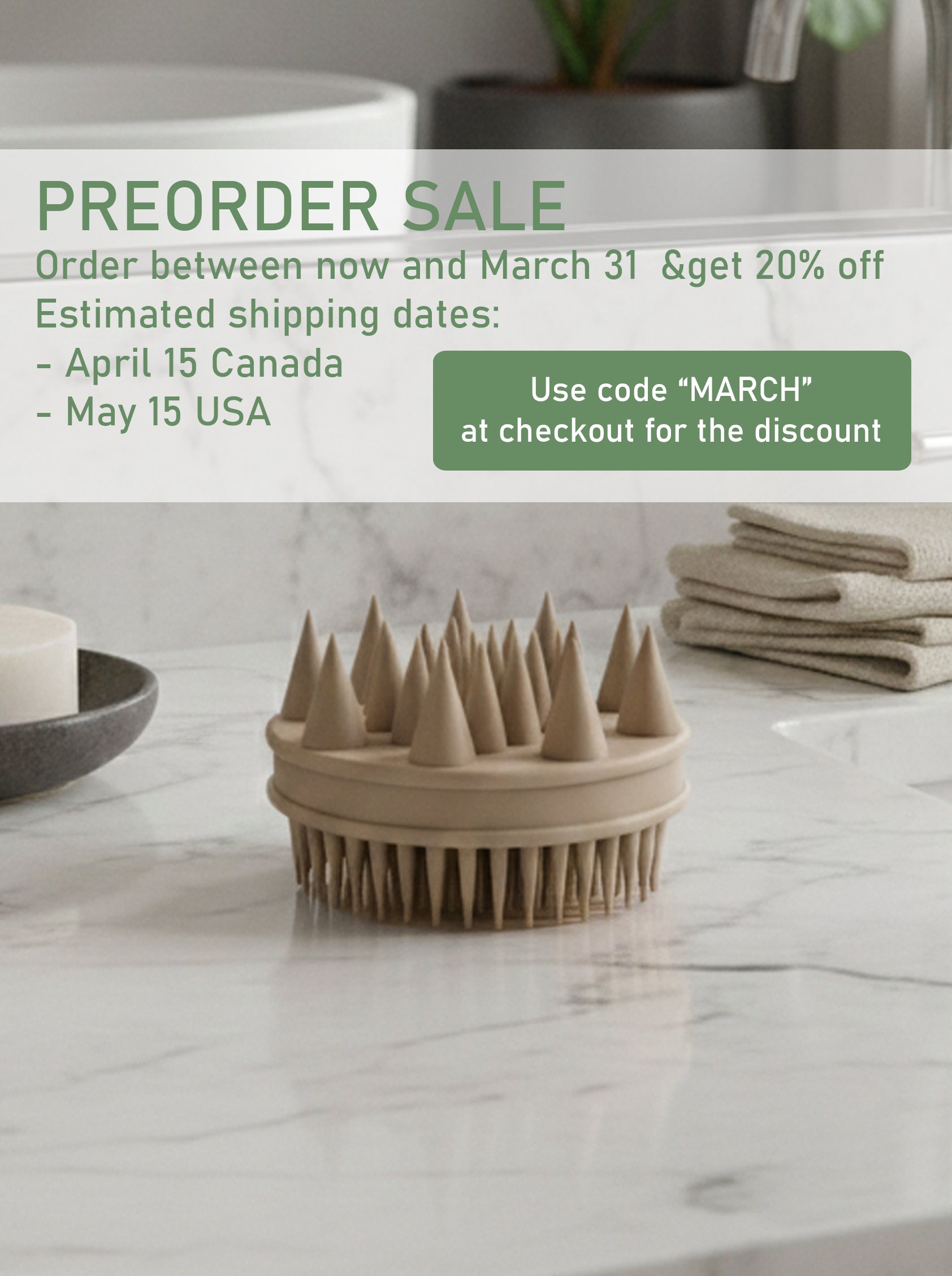 Scalp & Body Brush - Luxurious Scalp Massager and Gentle Cleansing Brush (Wholesale)