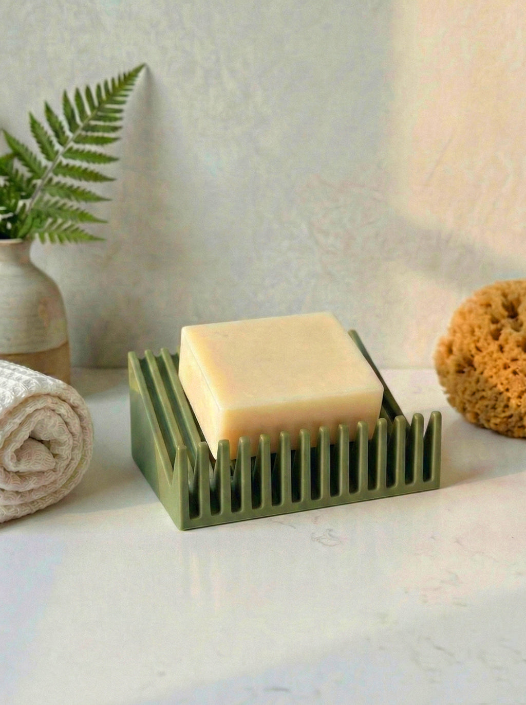 Soap Easel™ - Self-Draining Soap Stand, Soap Dish by Soap Envelope® brand