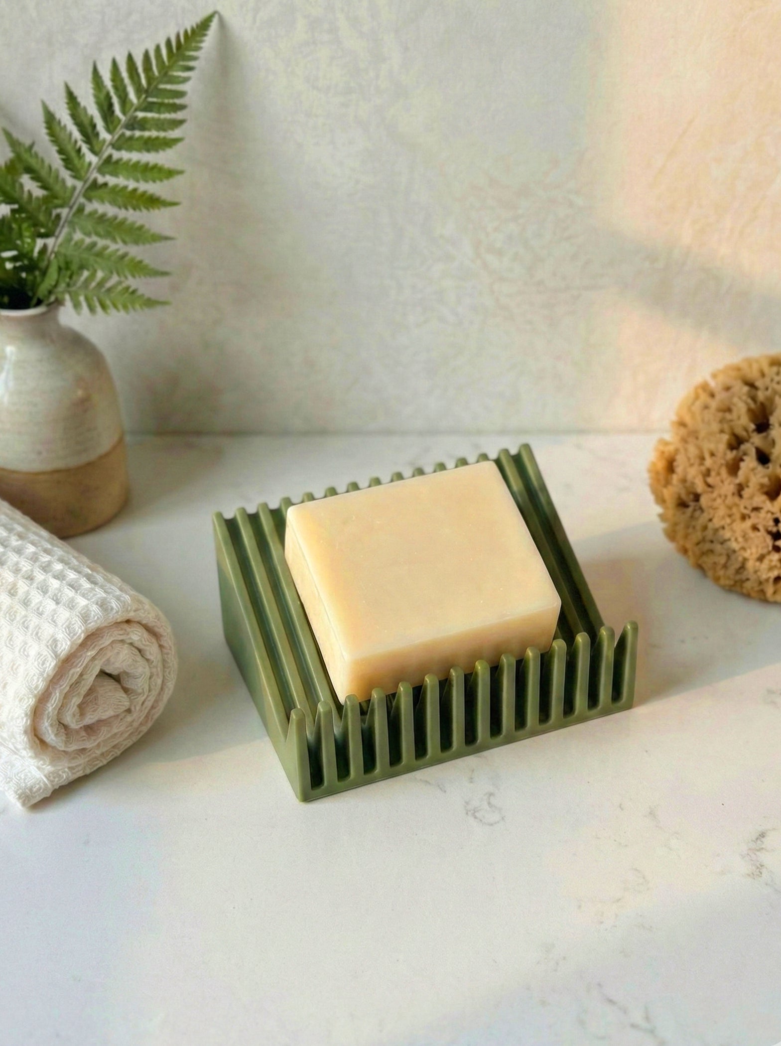 Soap Easel™ - Self-Draining Soap Stand, Soap Dish by Soap Envelope® brand