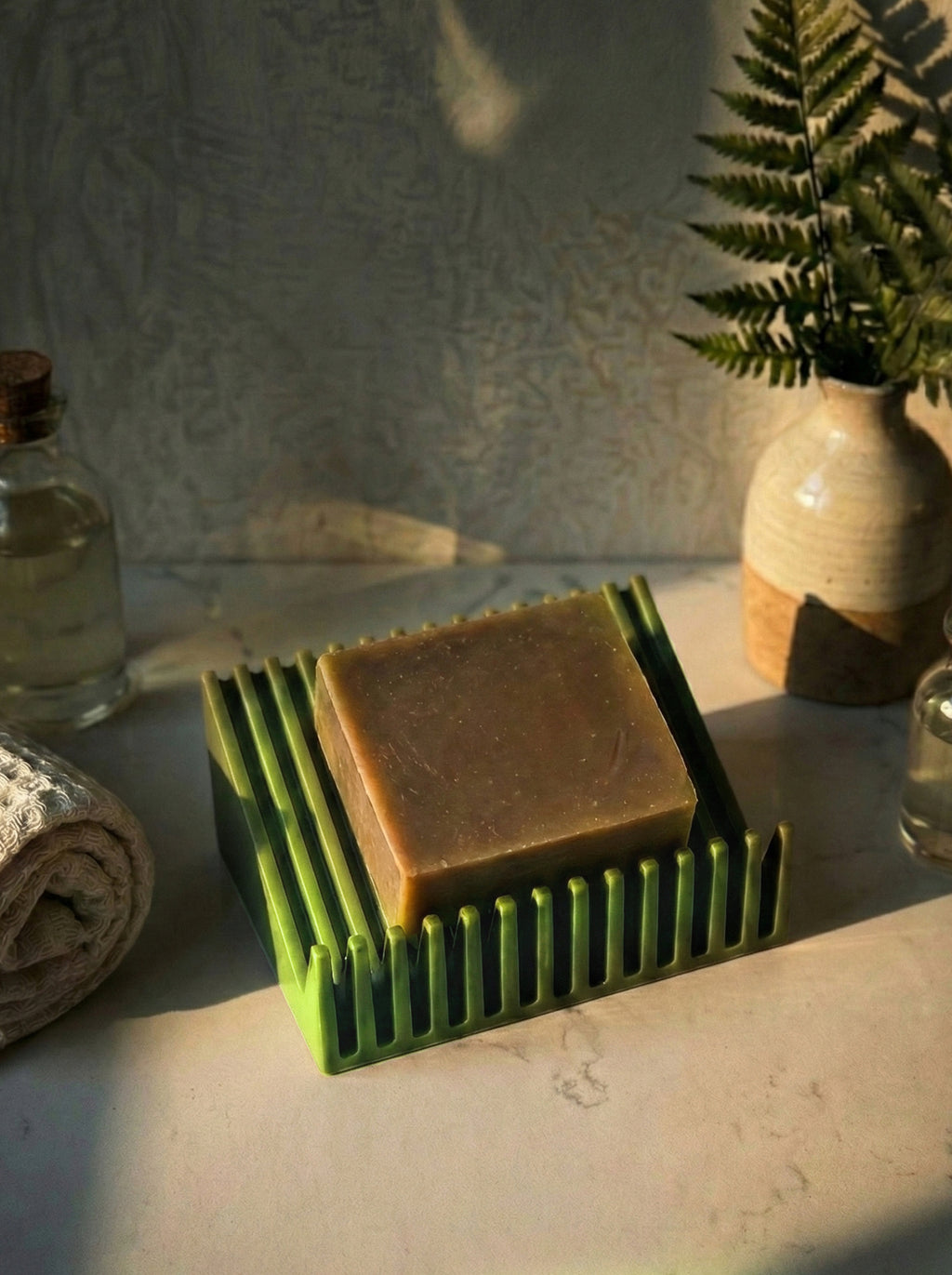 Soap Easel™ - Self-Draining Soap Stand, Soap Dish by Soap Envelope® brand