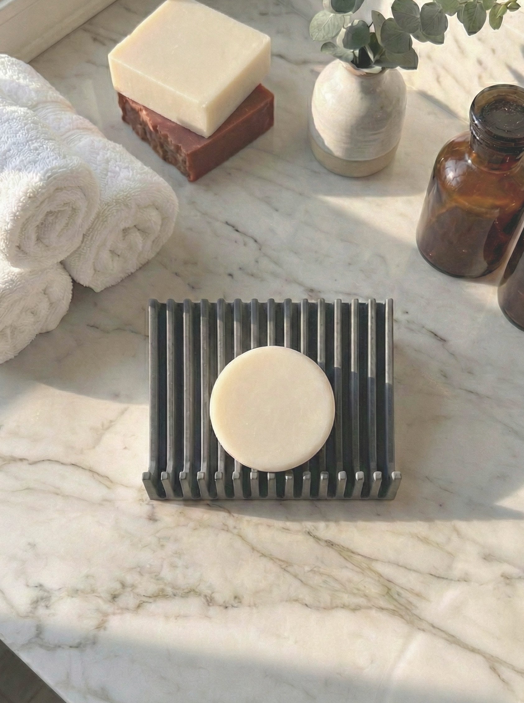 Soap Easel™ - Self-Draining Soap Stand, Soap Dish by Soap Envelope® brand