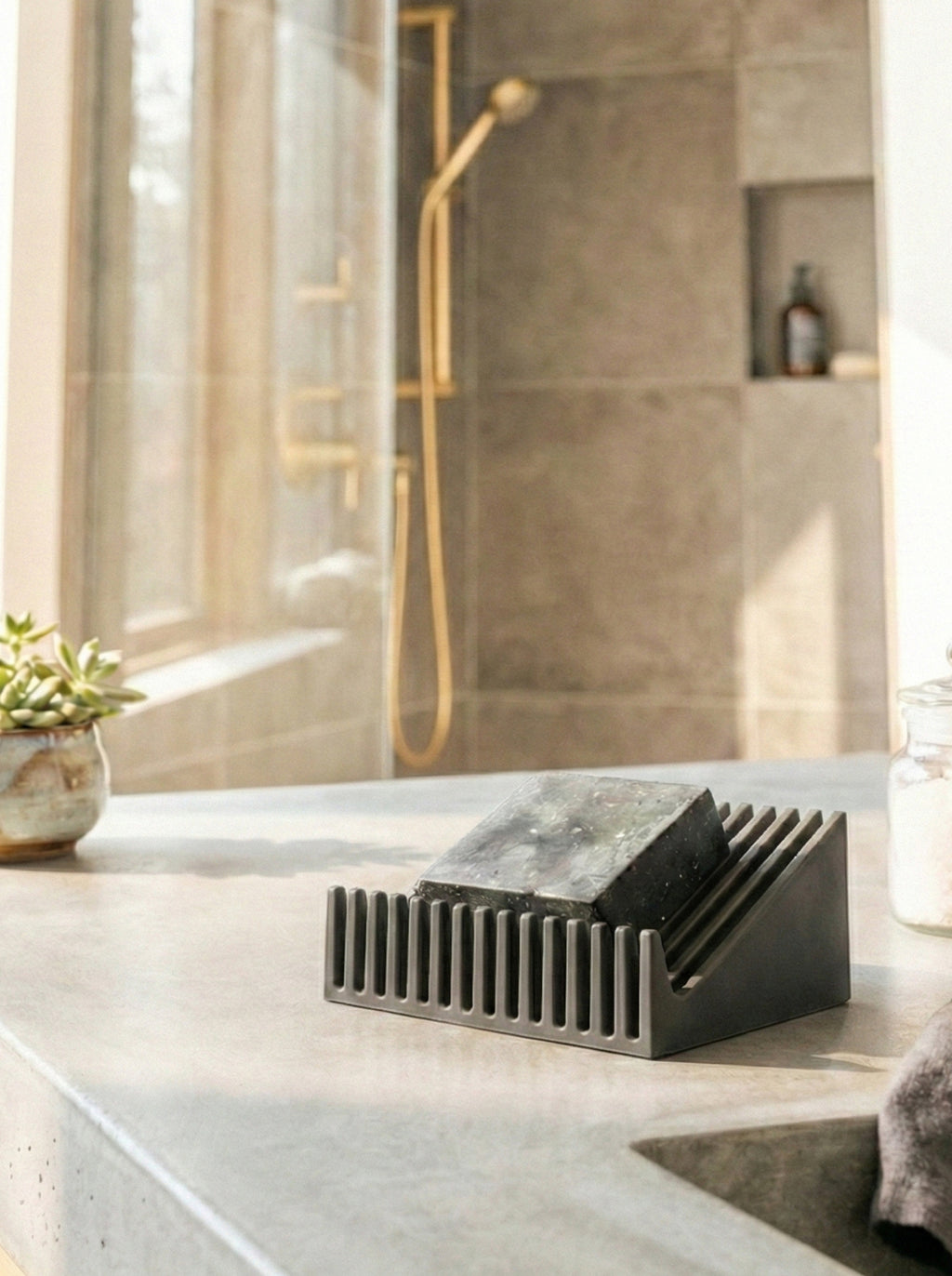 Soap Easel™ - Self-Draining Soap Stand, Soap Dish by Soap Envelope® brand