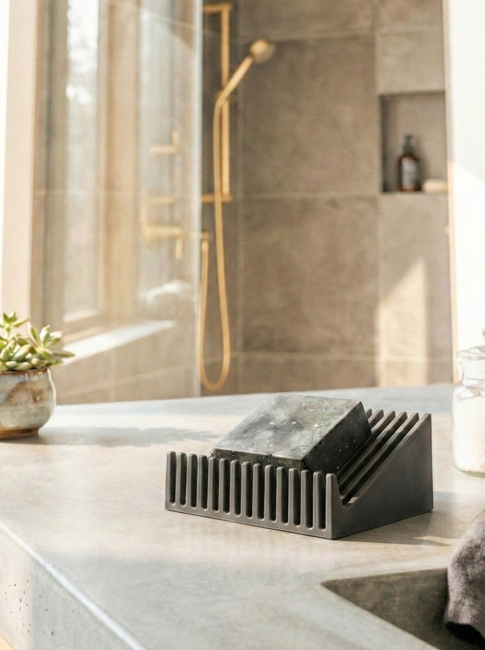 Soap Easel™ - Self-Draining Soap Stand, Soap Dish by Soap Envelope® brand