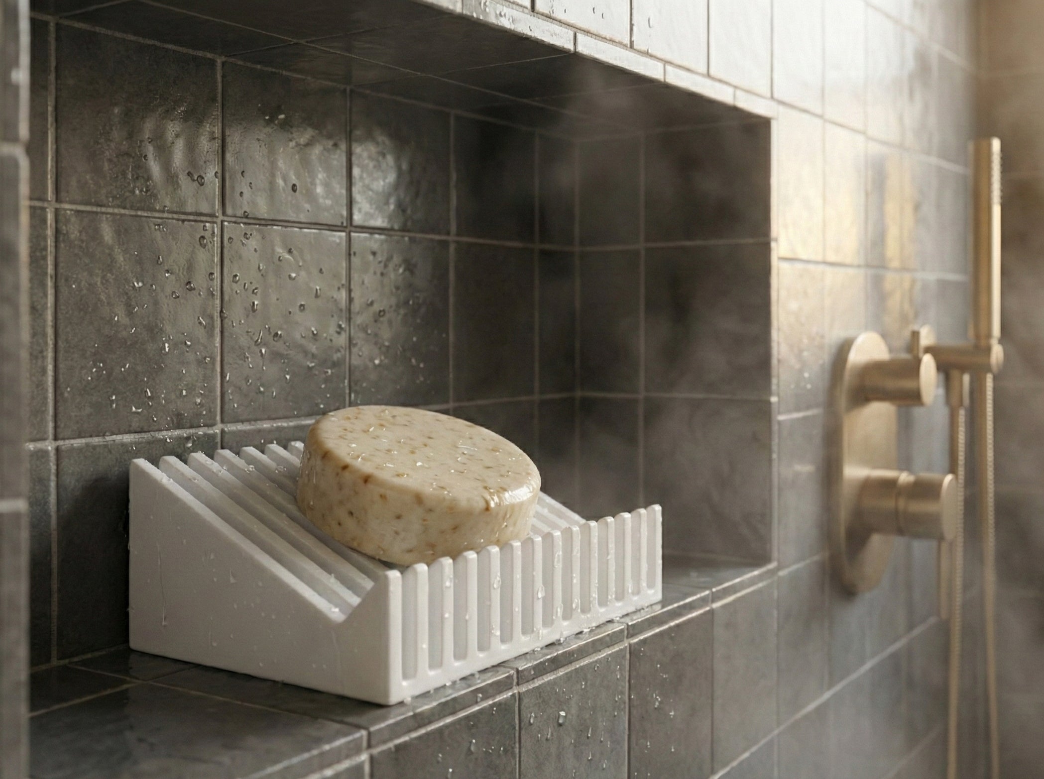 Soap Easel™ - Self-Draining Soap Stand, Soap Dish by Soap Envelope® brand