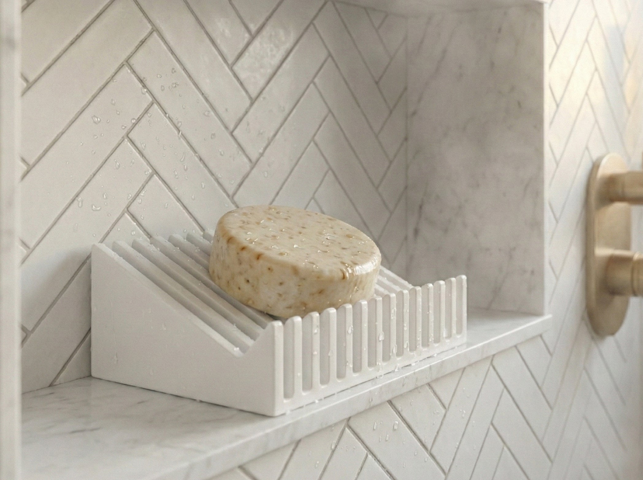 Soap Easel™ - Self-Draining Soap Stand, Soap Dish by Soap Envelope® brand