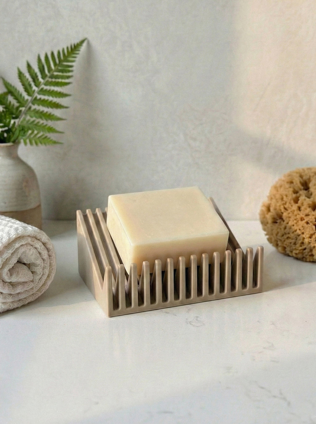 Soap Easel™ - Self-Draining Soap Stand, Soap Dish by Soap Envelope® brand