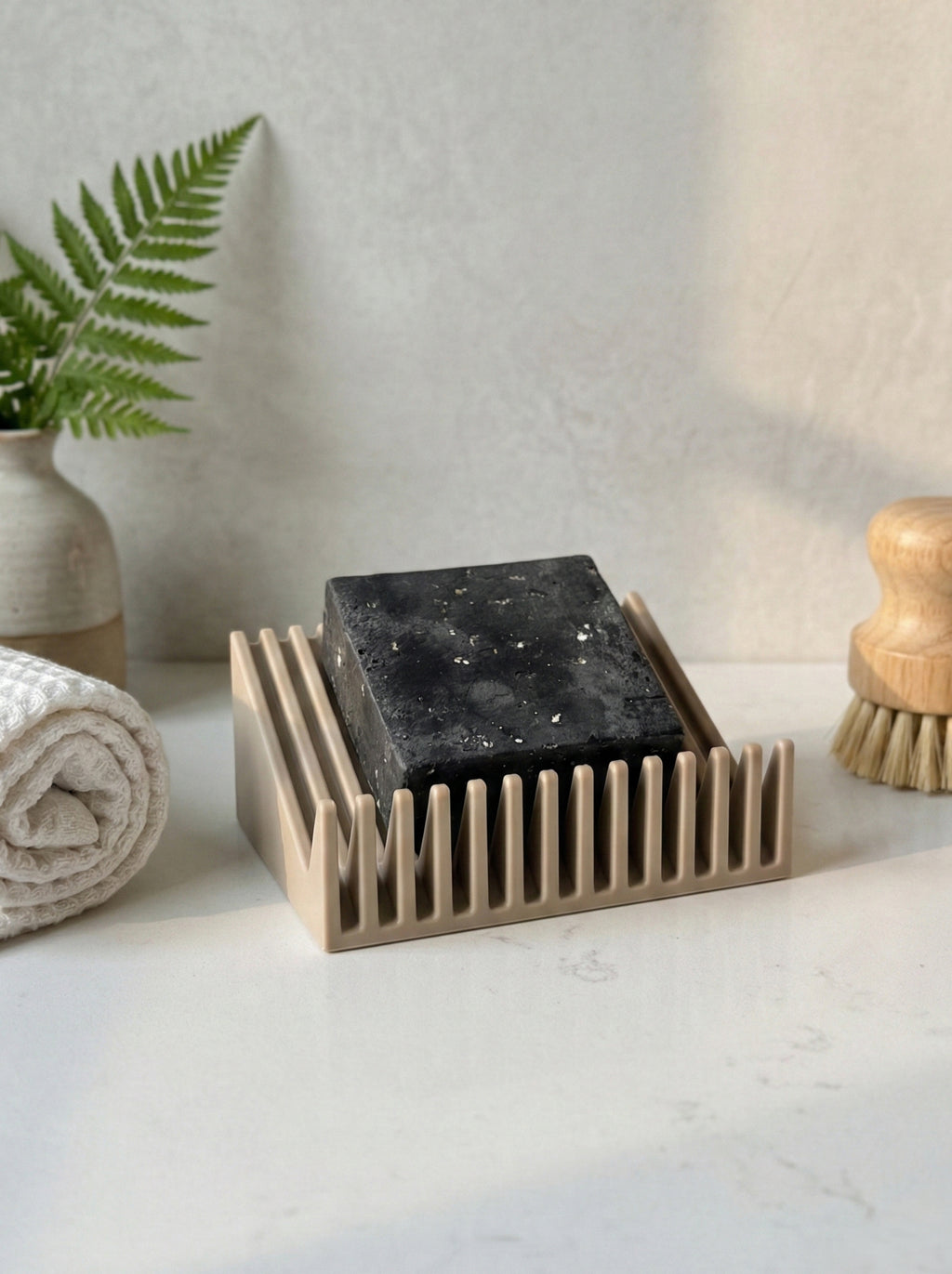 Soap Easel™ - Self-Draining Soap Stand, Soap Dish by Soap Envelope® brand