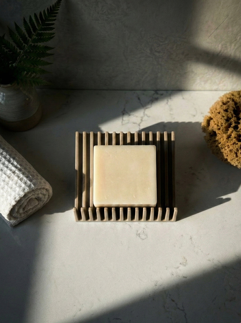 Soap Easel™ - Self-Draining Soap Stand, Soap Dish by Soap Envelope® brand