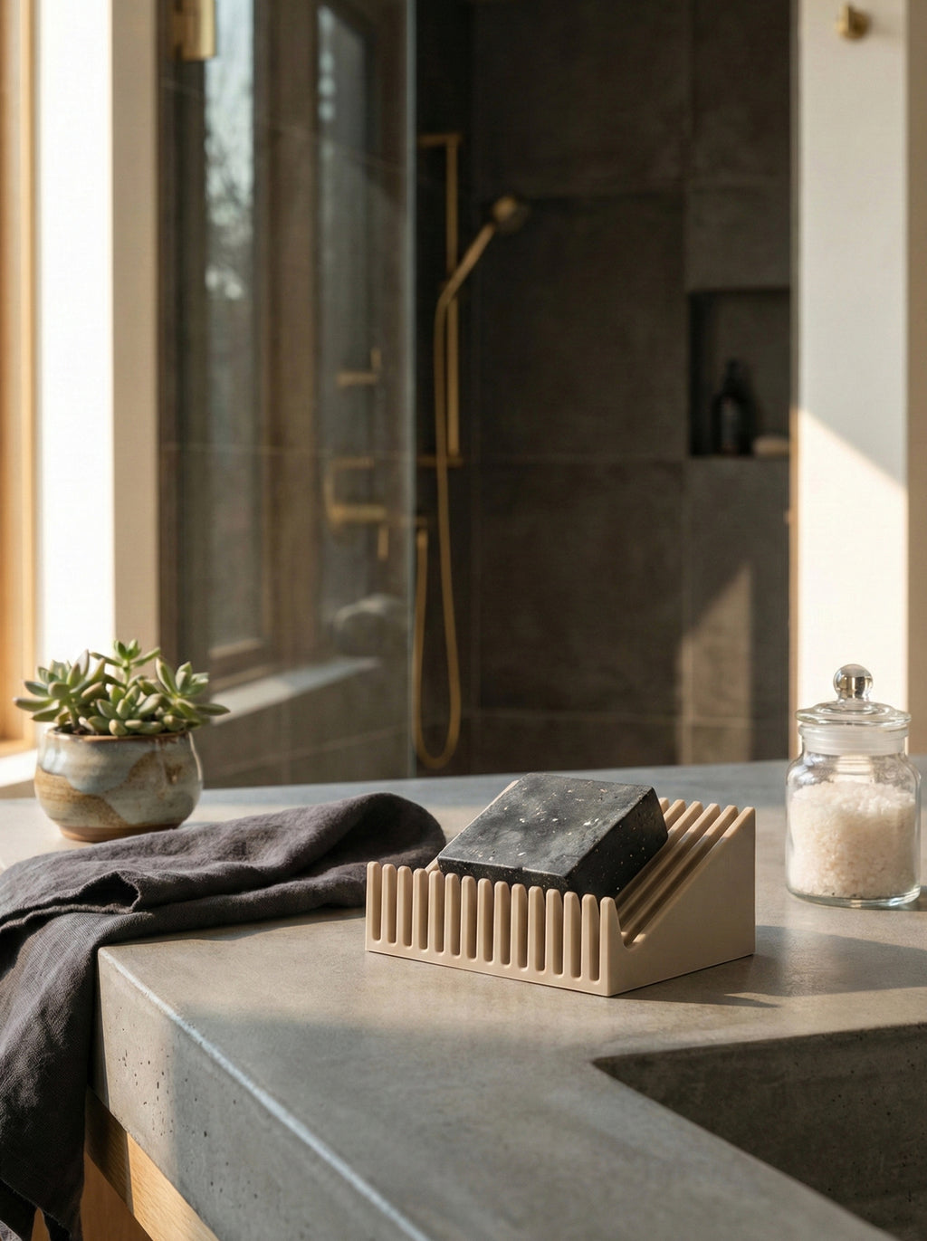 Soap Easel™ - Self-Draining Soap Stand, Soap Dish by Soap Envelope® brand