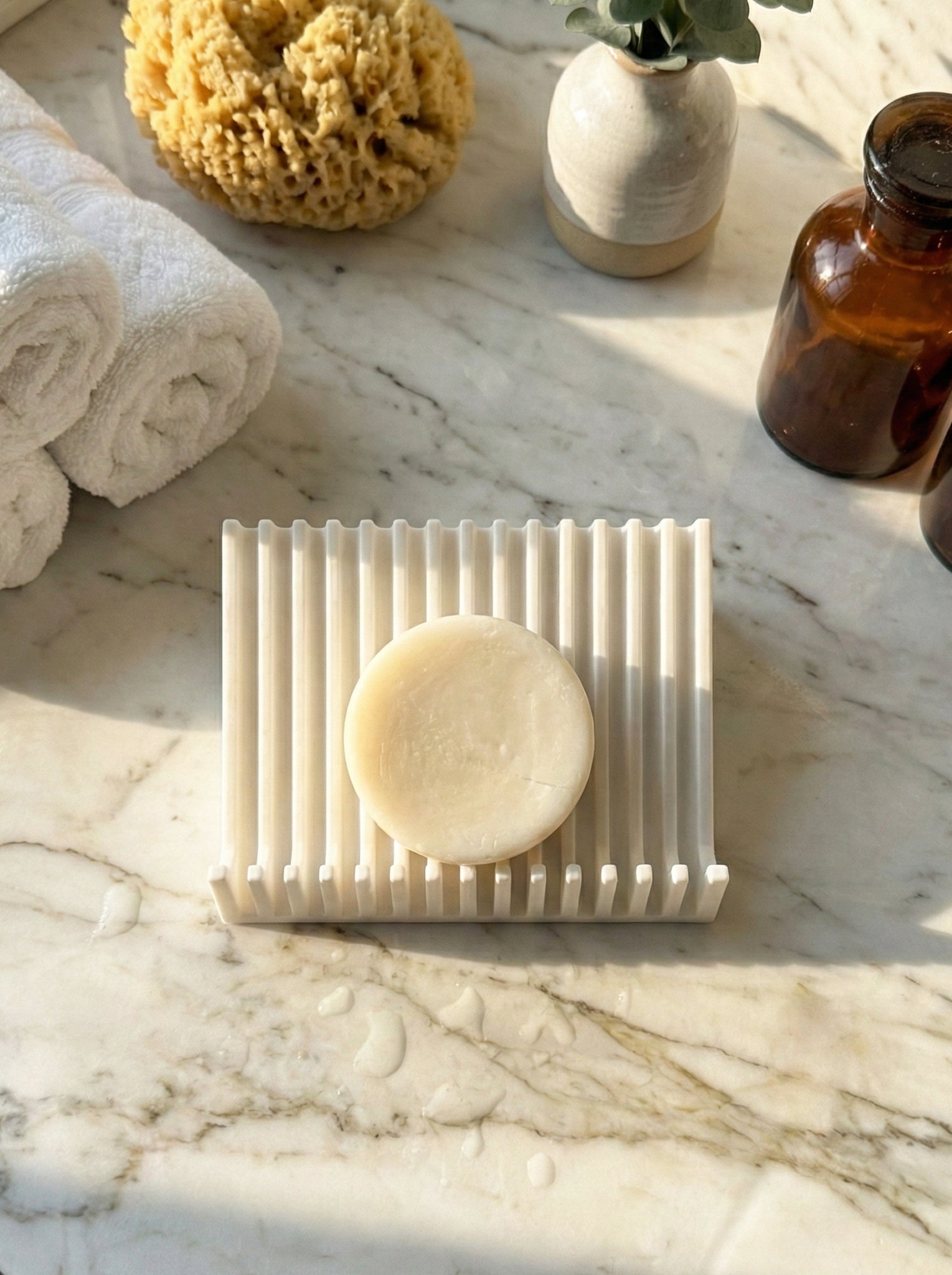 Soap Easel™ - Self-Draining Soap Stand, Soap Dish by Soap Envelope® brand